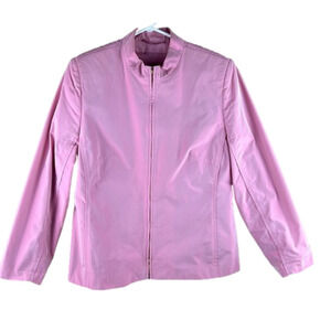 Bäsler Lightweight Pink  Zippered Windbreaker Jacket